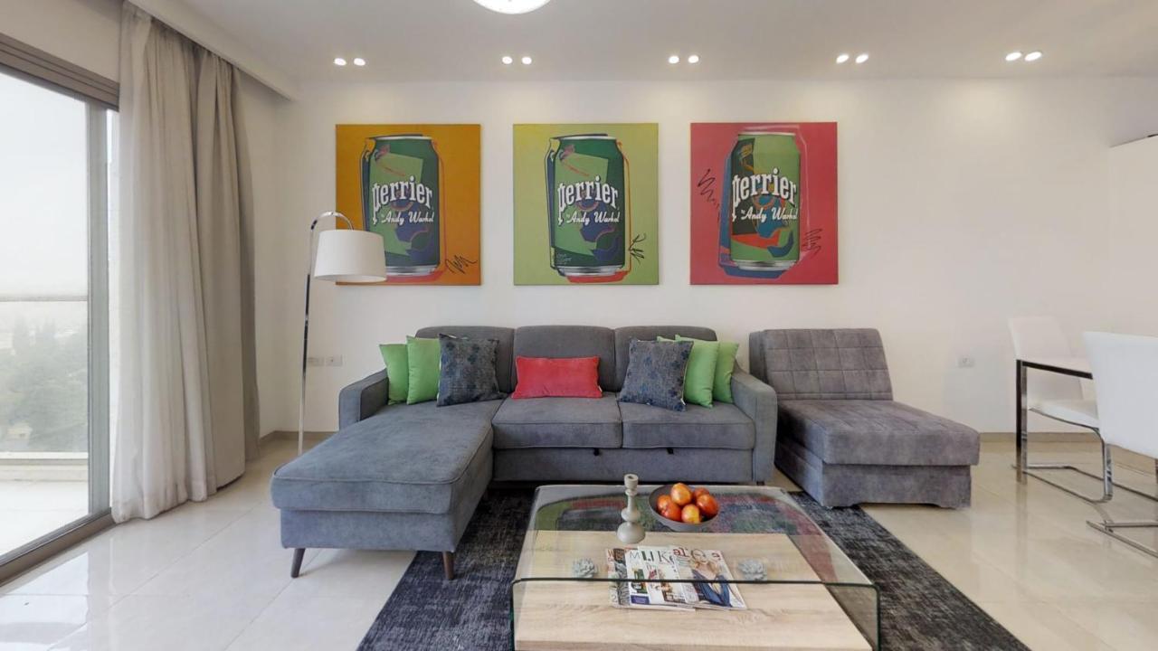 Exclusive Two-Bedroom Apartment With Parking Jerusalem Ngoại thất bức ảnh